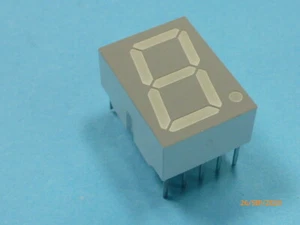 7-Segment Anzeige 4 Stck. HDSP 5553 rot gem. Anode (-)  DP 14,2 mm Selektion A - Bild 1 von 3