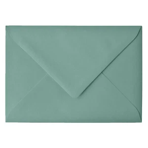 Briefumschlag Grünblau C6 B6 Kuvert ohne Fenste Hülle Einfarbig Nasskle NORDEULE - Bild 1 von 5