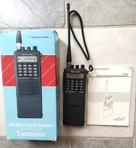 Realistic Radio Shack Htx-404 UHF FM Transceiver WORKING - Zdjęcie 1 z 3