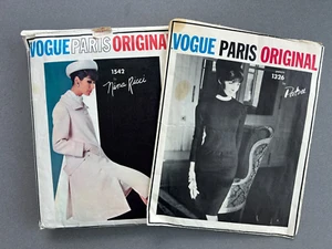 VTG 60's Vogue Paris Original patterns 1326 Jean Patou 1542 Nina Ricci size 12 - Picture 1 of 6