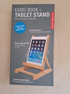 TABLET STAND OR BOOK STAND - WOODEN EASEL - LAKELAND / KIKKERLAND - BOXED - Afbeelding 1 van 7