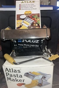 Atlas Pasta Maker Machine Italy Marcato W/ 150mm VillaWare 170 Classic Italian - Picture 1 of 7