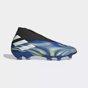 Adidas Nemeziz+ Fg Mens Firm Ground Soccer Cleats Royal Blue/Yellow FW7336 NEW! - Picture 1 of 8