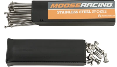 Conjunto de raios traseiros de aço inoxidável Moose Racing 19" YZ125 YZ250 YZ250F YZ450F 99-24 - Imagem 1 de 2