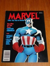 MARVEL YEAR IN REVIEW 1990 CAPTAIN AMERICA SPIDERMAN DAREDEVIL US MAGAZINE =