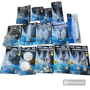 Light Bulbs Set Of 14 Misc Chandelier, APPLIANCE, Decorative Lighting Lot - Picture 1 of 6