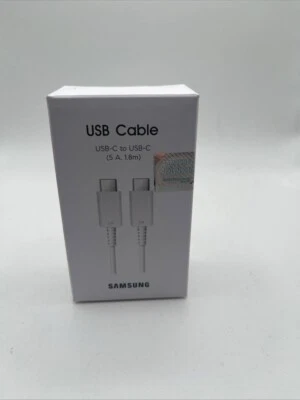 OEM Samsung USB-C to USB-C Fast Charge Cable Charging Cord Type Charger - NEW - Image 1 of 4
