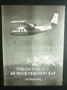 6/79 PUB RINALDO PIAGGIO P.166-DL3 ADAC STOL ITALIAN AIRCRAFT ORIGINAL FRENCH AD - Picture 1 of 1
