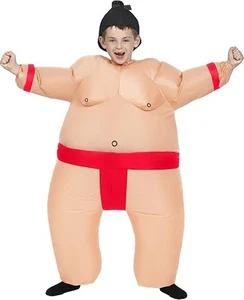 Kids Inflatable Full Body Sumo Wrestler Costume for Halloween - Picture 1 of 6