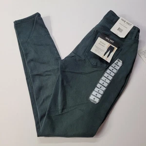 Nine West Damen Gr. 4 Dunkelgrün Pull-On Skinny Baumwollmischung Stretch Jeggings - Bild 1 von 7