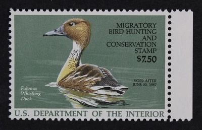 CKStamps: US Federal Duck Stamps Collection Scott#RW53 $7.50 Mint NH OG - Image 1 of 2
