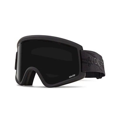 LUNETTES DE SKI VONZIPPER CLEAVER NOIR SATIN FAUNE BLACKOUT + JAUNE - Photo 1/2