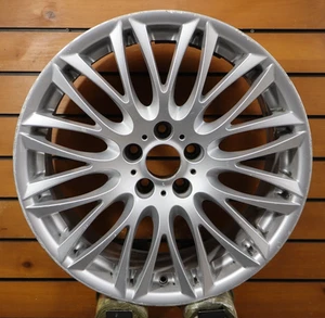 20" BMW 745i FRONT WHEEL RIM FACTORY OEM 59442 2002-2010 SILVER - Picture 1 of 10
