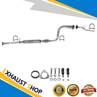 Resonator+ Rear pipe For 1997 Acura CL 2.2L & 1998-1999 Acura CL 2.3L Fast Ship - Image 1 of 4