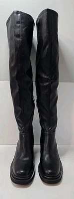 Franco Sarto Kelly Over-The-Knee Boot In Black New Size 7 - Image 1 of 4