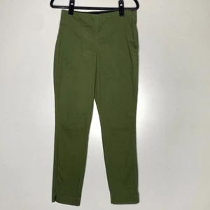 Old Navy Wow Green High-Waisted Super Skinny Ankle Pants Women's Size 2 - Picture 1 of 7
