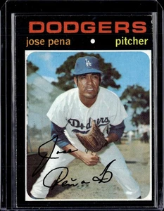 1971 Topps #693 Jose Pena High Number SP Los Angeles Dodgers VG-EX - Bild 1 von 2