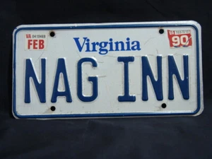 ETICHETTA LICENZA PERSONALIZZATA "NAG INN" STRAVAGANTE VIRGINIA - Foto 1 di 12