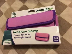 New Leapfrog Leapster GS Explorer Pink Purple Neoprene Sleeve Case Wallet Style - Picture 1 of 2