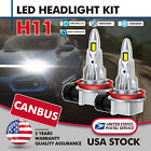 4× H11 LED Headlight Bulbs Kit 8000LM White Low Beam Foglight Canbus Error Free