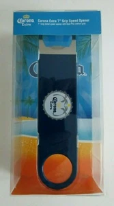 CORONA Extra Flaschen-Geschwindigkeitsöffner - Metall 7" Griff - PVC-Abdeckung blau - robust - Bild 1 von 2