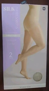 Silk Impressions Strumpfhosen - 2er Pack - 3XL - Beige/20 DEN - Hoher Bund, Neu mit Karton - Bild 1 von 2