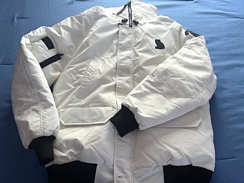 Giacca Bomber OVO X Canada Goose '24 Collab Bianco Chilliwack Nuovo con etichette Taglia Uomo XL