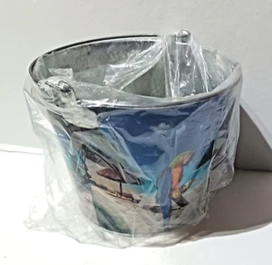 CORONA BEER: "Beach Scene Colorful Ice Bucket" NEW - Picture 1 of 5