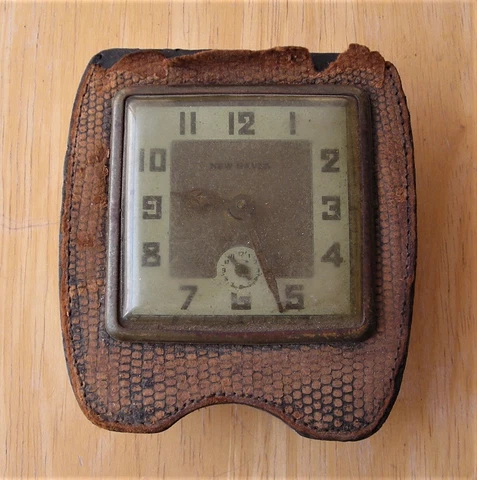 Vintage New Haven Travel Alarm Clock Cover