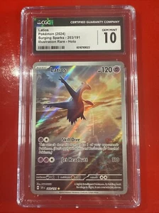 Latios IR 203/191 Sv08: Surging Sparks Holo - CGC 10 Gem Mint - Pokemon - Bild 1 von 2