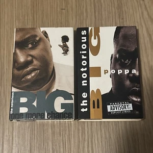 2 X Notorious Big CASSETTE TAPE Single SET LOT Hip Hop Rap Biggie - Bild 1 von 2