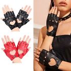 Ladys Driving Dress Five Finger Gloves Cosplay  Mittens PU Leather Gloves