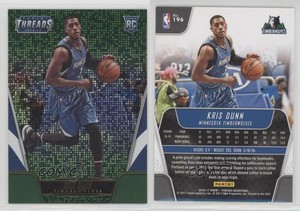 2016 Panini Threads Rookies Century Proof Green Dazzle /15 Kris Dunn Rookie RC