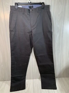 Pantalones Hombre Gris 32x32 BANANA REPUBLIC MASON STRETCH CHINO ALGODÓN/SPANDEX Cónico - Imagen 1 de 8