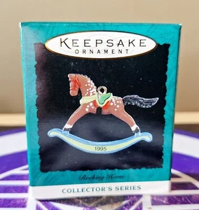 HALLMARK KEEPSAKE ORNAMENT CHRISTMAS ROCKING HORSE ORNAMENT 1995 - Picture 1 of 2