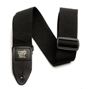 Ernie Ball Black Polypro Guitar Strap - Picture 1 of 1