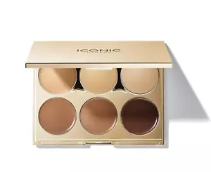 ICONIC LONDON Contour, Conceal + Highlight Multi Use Sculpting Palette 6 x 2g - Picture 1 of 7