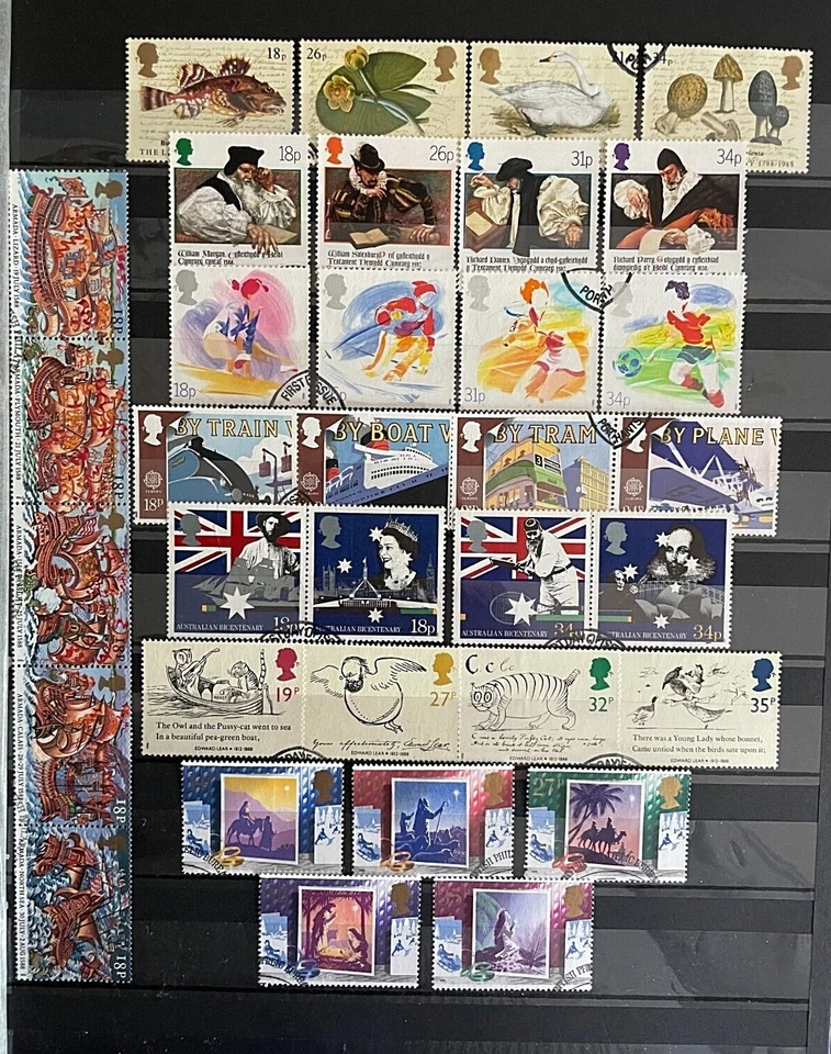 GB Stamps Commemorative Fine Used Full Year Sets 1969-1989 - Multiple Listings — 第 1/1 张图片