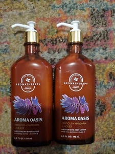 NEW ~ AROMATHERAPY HIBISCUS/MANDARIN/VIOLET ~ BODY LOTION ~ Bath & Body Works X2 - Picture 1 of 1