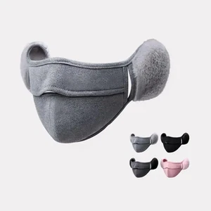 Thermal Earmuffs Mask Windproof Winter Mask Dustproof Wrap Mask Cycling Earflap - Picture 1 of 19