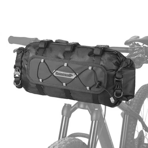 Bike Handlebar Bag Bicycle Front Bag Lightweight Waterproof Roll Bag 12L with... - Picture 1 of 8
