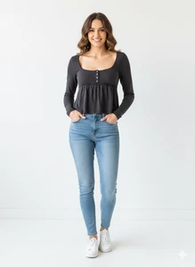 Urban Outfitters BDG Babydoll Damen Top Gr. S Vintage Y2K Style Empire Coquette - Bild 1 von 13