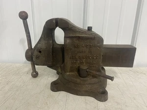 Canna vintage n. 403-1/2R Ganascia Posteriore Girevole Panca Vise USA - Foto 1 di 14