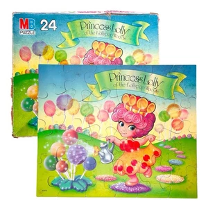 Vintage 1984 Milton Bradley CANDY LAND Prinzessin Lolly Puzzle 24 Stck. 15 x 12,5 Zoll - Bild 1 von 14