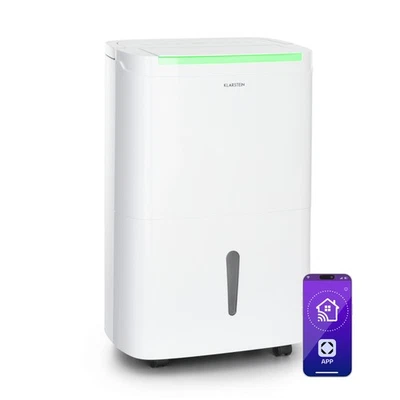 Dehumidifier Electric 50L Air Purifier Condensation Moisture Damp Timer White  - Image 1 of 4