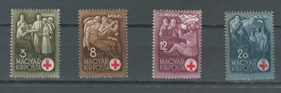 LOTE DE SELLOS HUNGRÍA EUROPA CLÁSICO CRUZ ROJA MNH (COLGADO 242) Foto 1 de 1