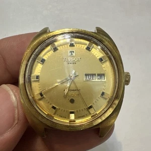 AUTHENTIC TISSOT SWISS AUTOMATIC SEASTAR MEN'S MODEL RETRO LOOK VINTAGE - Picture 1 of 14