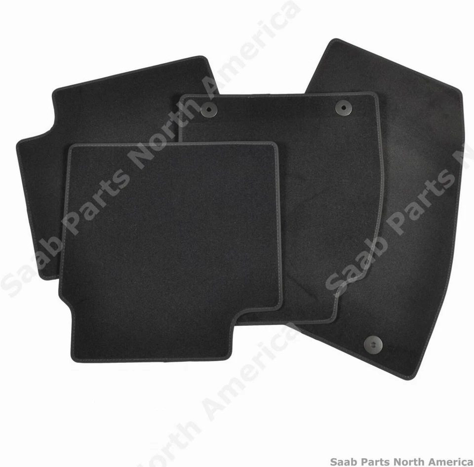 Genuine Saab Floor Mats - Jet Black For 2010-2011 Saab 9-5 13301963-AA Foto 1 de 1