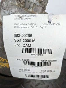 AC Compressor Fits 08-14 SCION XD 1042459 - Picture 1 of 12