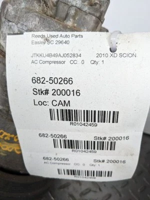 Compresor de aire acondicionado compatible con 08-14 SCION XD 1042459 Foto 1 de 4